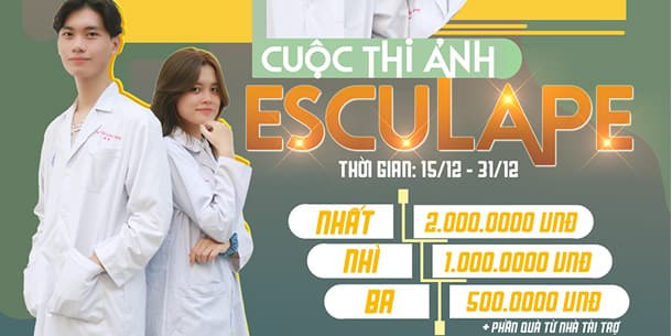 Cuộc thi ảnh ESCULAPE 2021 - Thỏa sức sáng tạo với chủ đề "Chiếc áo blouse cùng người thầy thuốc"