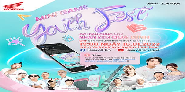 Đại nhạc hội Honda Youth Fest 2022 - Năng Lượng Hoá Kỳ Tích