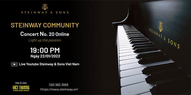 Chương trình biểu diễn âm nhạc cổ điển Steinway Community Concert No.20