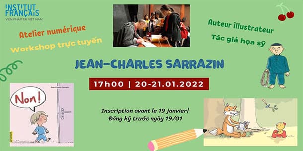 Giao lưu với tác giả – họa sỹ Jean-Charles Sarrazin