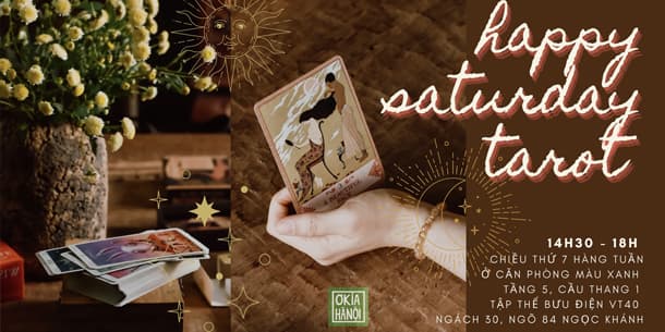 Xem Tarot tại Ơ Kìa Hà Nội - Happy Saturday Tarot