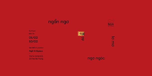 Triển Lãm Nghệ Thuật: “Ngẩn ngơ – Lơ mơ – Ngơ ngác – Đỏ” 