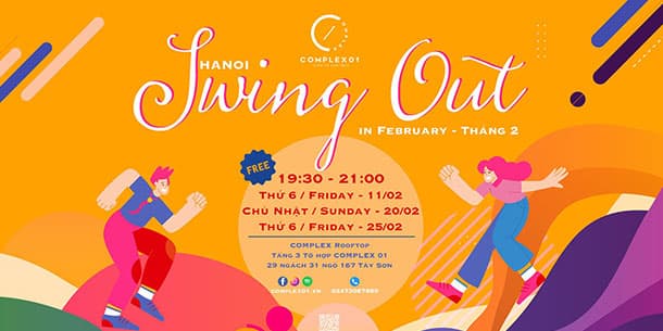 Chuỗi hoạt động nhảy giao lưu HANOI SWING OUT