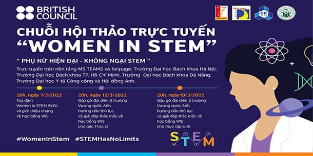 Chuỗi hội thảo trực tuyến "WOMEN IN STEM"