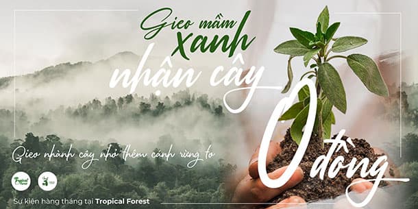 Ngày trái đất Gieo mầm xanh - Nhận cây 0 đồng