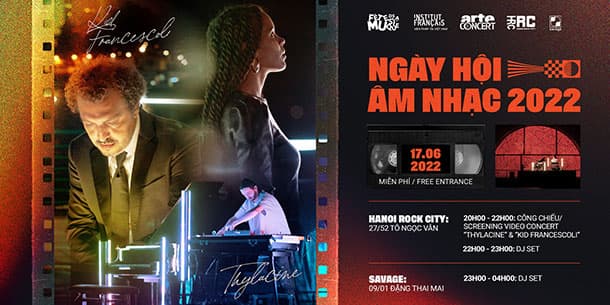 Nhạc điện tử: Ngày hội âm nhạc 2022 | Musique électronique : Fête de la musique 2022