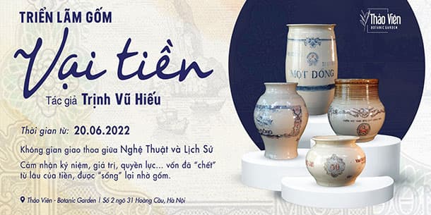 Triển lãm trưng bày gốm Vại tiền
