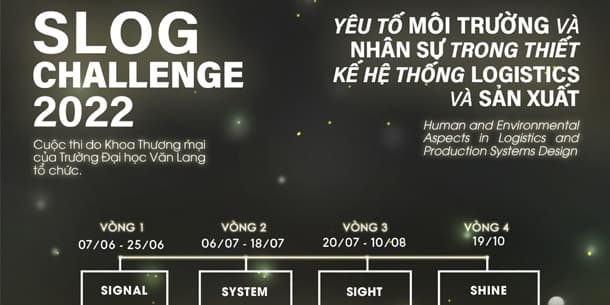 SLOG CHALLENGE 2022 - Cuộc thi học thuật Logistics và quản lý chuỗi cung ứng dành cho sinh viên với tổng giá trị giải thưởng lên đến 80 triệu đồng
