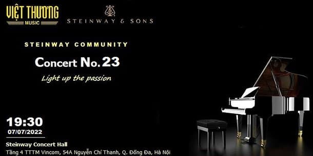 Sự kiện hòa nhạc: Steinway Community Concert No.23