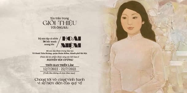 Triển lãm tranh Hoài Niệm - Họa sĩ Nguyễn Cường