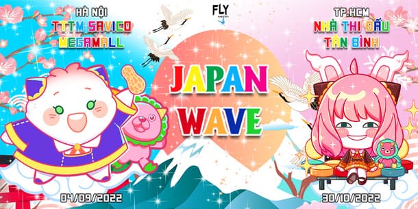 Chợ phiên họa sĩ Japan Wave 2022 tại TP Hà Nội và TP Hồ Chí Minh