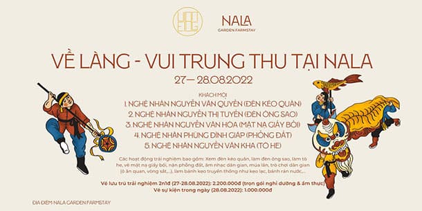 Sự kiện: VỀ LÀNG - Vui Trung Thu tại NALA
