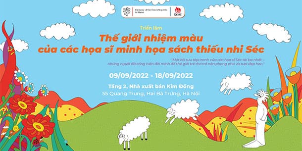 Triển lãm: Thế giới nhiệm màu của các họa sĩ minh họa sách thiếu nhi Séc