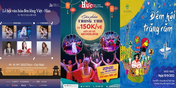 Tổng hợp những sự kiện không thể bỏ lỡ dịp trung thu 2022