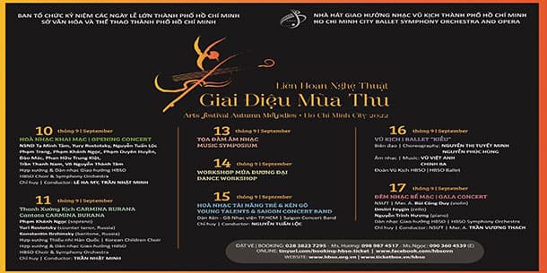 Liên hoan giai điệu mùa thu 2022 | ARTS FESTIVAL AUTUMN MELODIES 2022