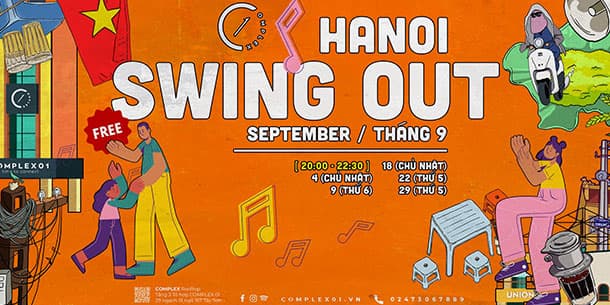 Sự Kiện Nhảy Giao Lưu "Swing - Hanoi Swing Out" 