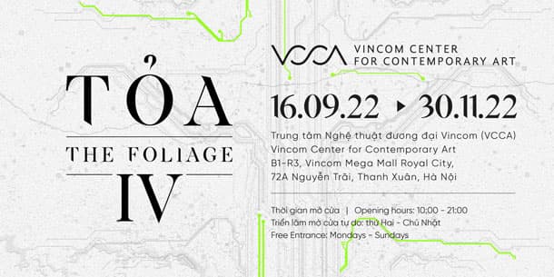 TRIỂN LÃM "TOẢ IV" | "THE FOLIAGE IV" EXHIBITION