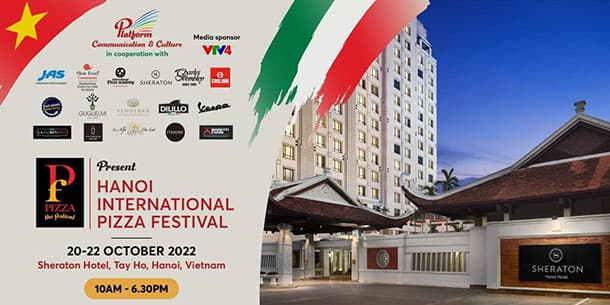 Sự kiện lễ hội Pizza và ẩm thức Ý: HA NOI INTERNATIONAL PIZZA FESTIVAL