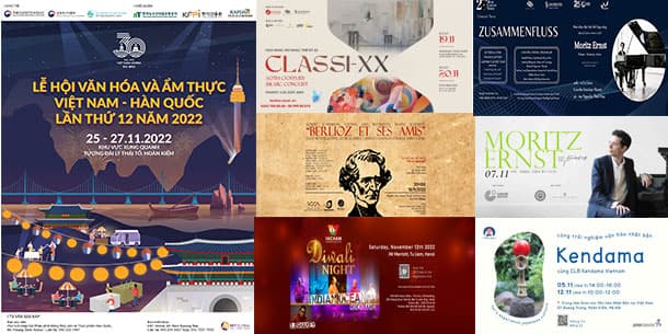 Tổng hợp các sự kiện văn hóa nghệ thuật nổi bật trong tháng 11/2022