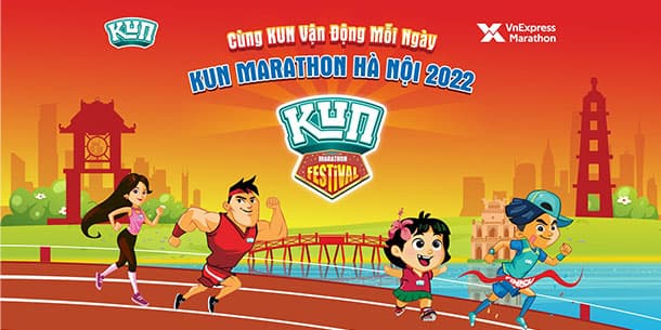 Sự kiện giải chạy cho bé: KUN MARATHON HÀ NỘI 2022