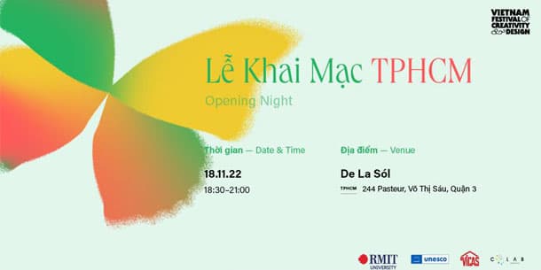 Lễ Khai Mạc Liên hoan Thiết kế và Sáng tạo Việt Nam 2022 tại TPHCM