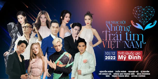 Hướng dẫn mua vé Đại nhạc hội - Những Trái Tim Việt Nam