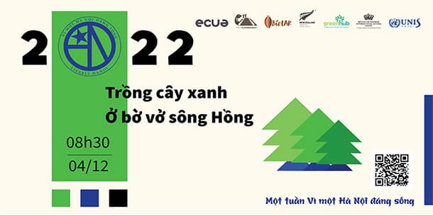 Vì một Hà Nội đáng sống: Trồng cây xanh ở bờ vở sông Hồng
