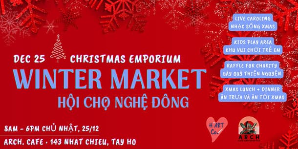Hội chợ Giáng sinh 2022 - H'ART Co. - Market Vol 3 - CHRISTMAS EMPORIUM - Hội Chợ Nghệ Đông