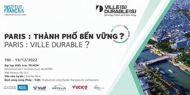 Tọa đàm: "Paris, thành phố bền vững?"