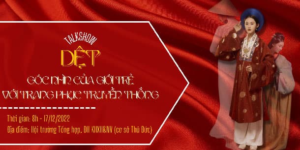 Talkshow "DỆT - Góc nhìn của giới trẻ với trang phục truyền thống. 