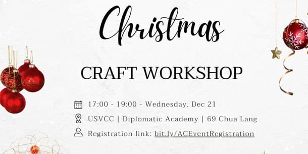 Workshop Vui Tái Chế Giáng Sinh