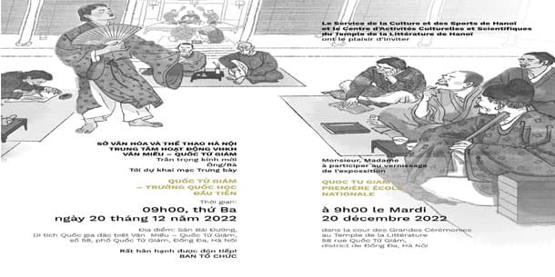 Trưng bày “Quốc Tử Giám – Trường Quốc học đầu tiên”