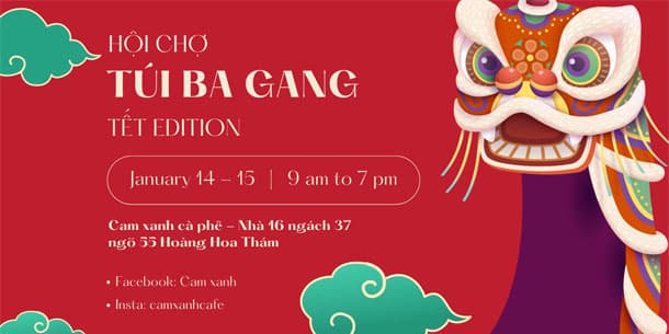 Hội chợ Túi Ba Gang số 3 - Phiên bản Tết