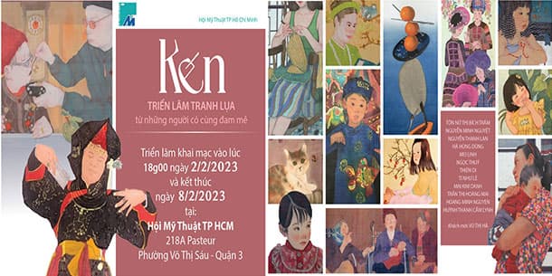 Triển lãm tranh lụa Kén