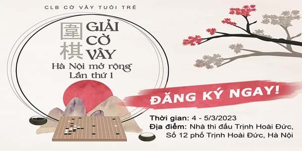Giải cờ vây Hà Nội mở rộng 2023
