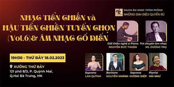 Cà phê Âm nhạc: ÂM NHẠC TIỀN CHIẾN VÀ HẬU TIỀN CHIẾN TUYỂN CHỌN (Vol.6) & ÂM NHẠC CỔ ĐIỂN