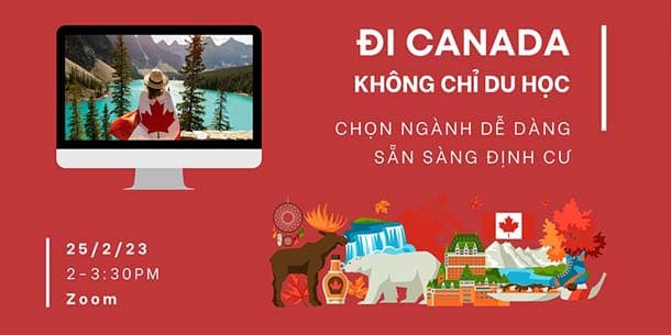 Hội thảo du học Canada - Chọn ngành dễ dàng - sẵn sàng định cư
