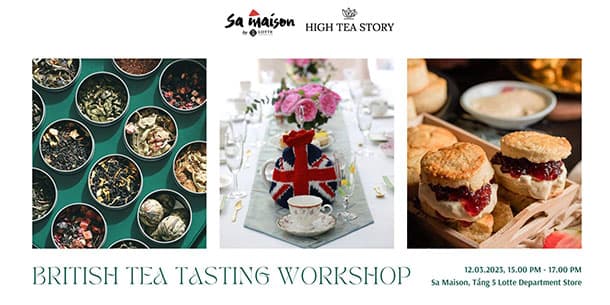 Workshop British tea tasting.
