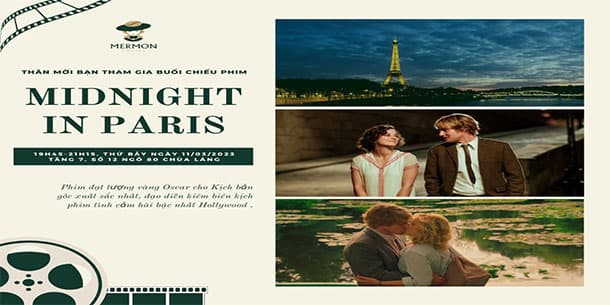 Film screening event MerMoN - Coffee&Chill 1: Midnight in Paris