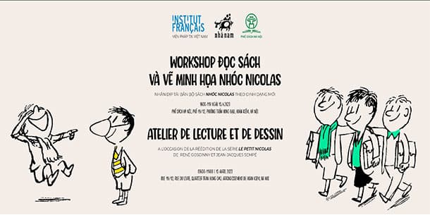 Workshop đọc sách và vẽ minh họa nhóc Nicolas