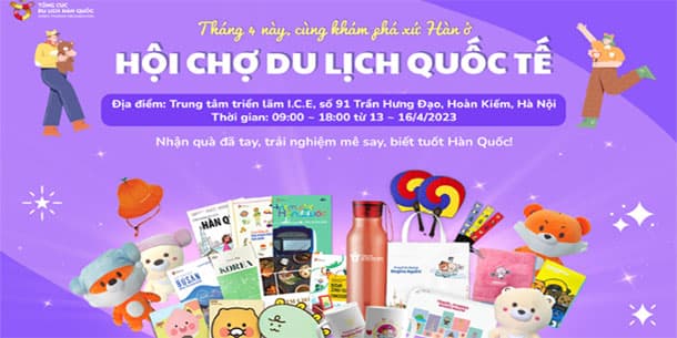  Trải Nghiệm Văn Hóa Hàn Quốc Tại Hội Chợ Du Lịch Quốc Tế Việt Nam 2023