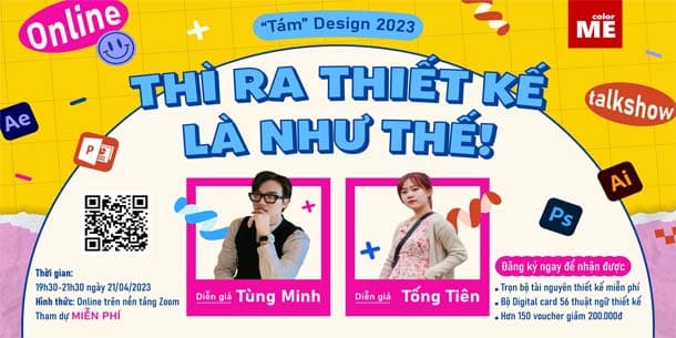 Talkshow TÁM Design 2023 - Thì ra thiết kế là như thế!