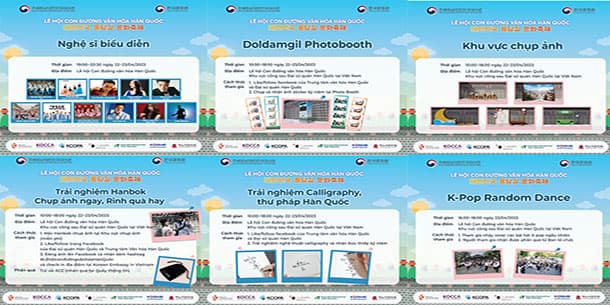 Timeline chi tiết về lễ hội con đường văn hóa Hàn Quốc 2023 không thể bỏ lỡ.