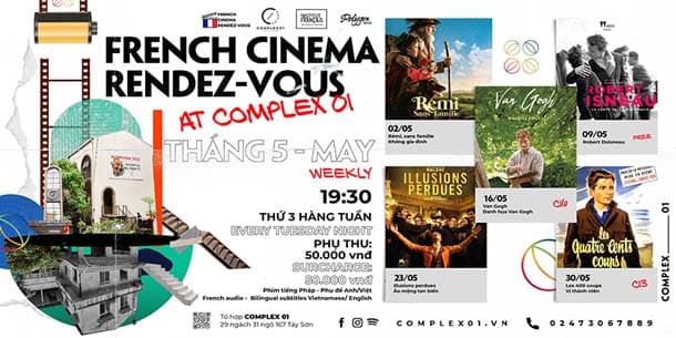 Lịch phim tháng 5.2023 - COMPLEX 01 x IFV x Polygon Musik
