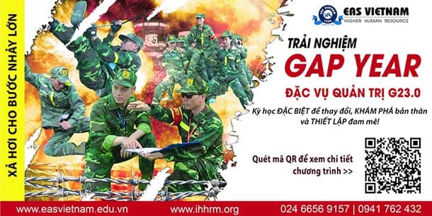 Trải nghiệm GAP YEAR - Đặc nhiệm quản trị Hè 2023