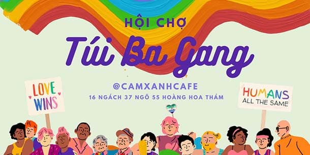 Hội chợ Túi ba gang số 8 - Pride!