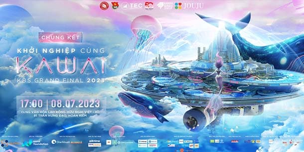 Cơ hội tham gia miễn phí đêm Chung kết cuộc thi Khởi nghiệp cùng Kawai 2023