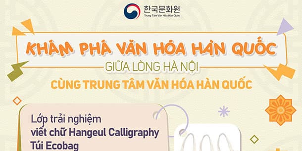 Lớp học trải nghiệm văn hóa Hàn Quốc