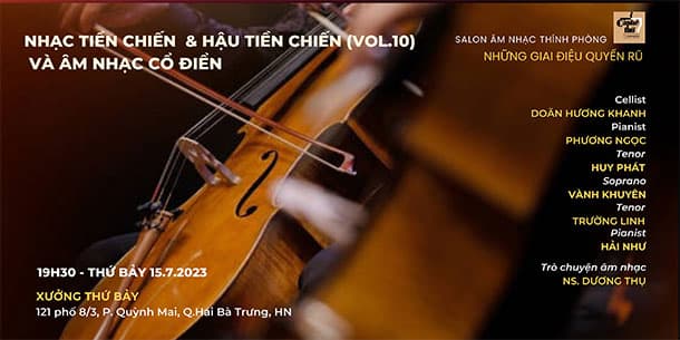Cà phê âm nhạc: NHẠC TIỀN CHIẾN & HẬU TIỀN CHIẾN (VOL.10) VÀ ÂM NHẠC CỔ ĐIỂN