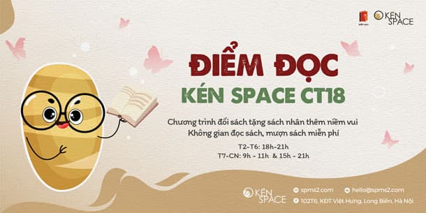  Điểm Đọc Kén Space - Chương Trình Tặng Sách Đổi Sách.